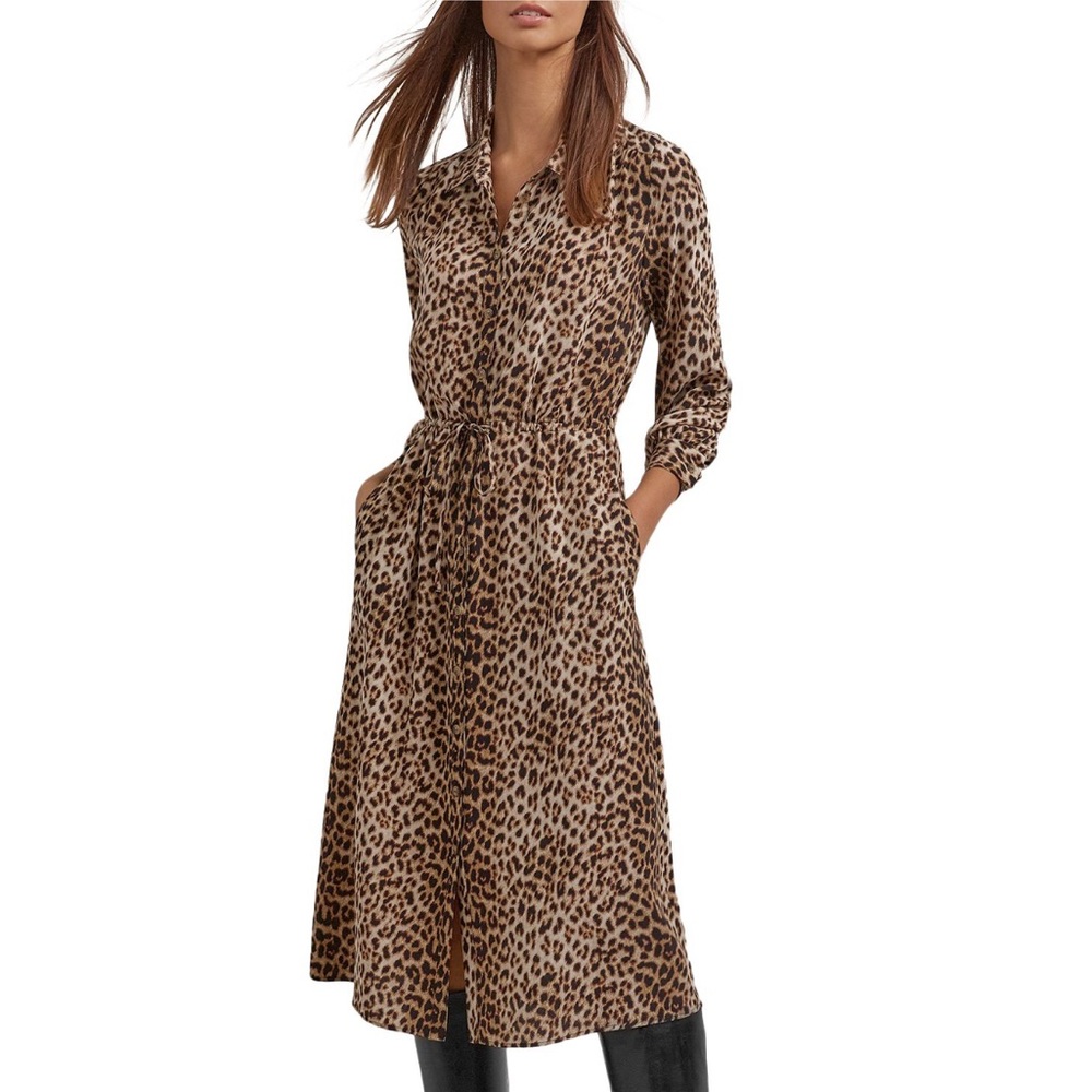 Gerard Darel Tullia Lepord print dress